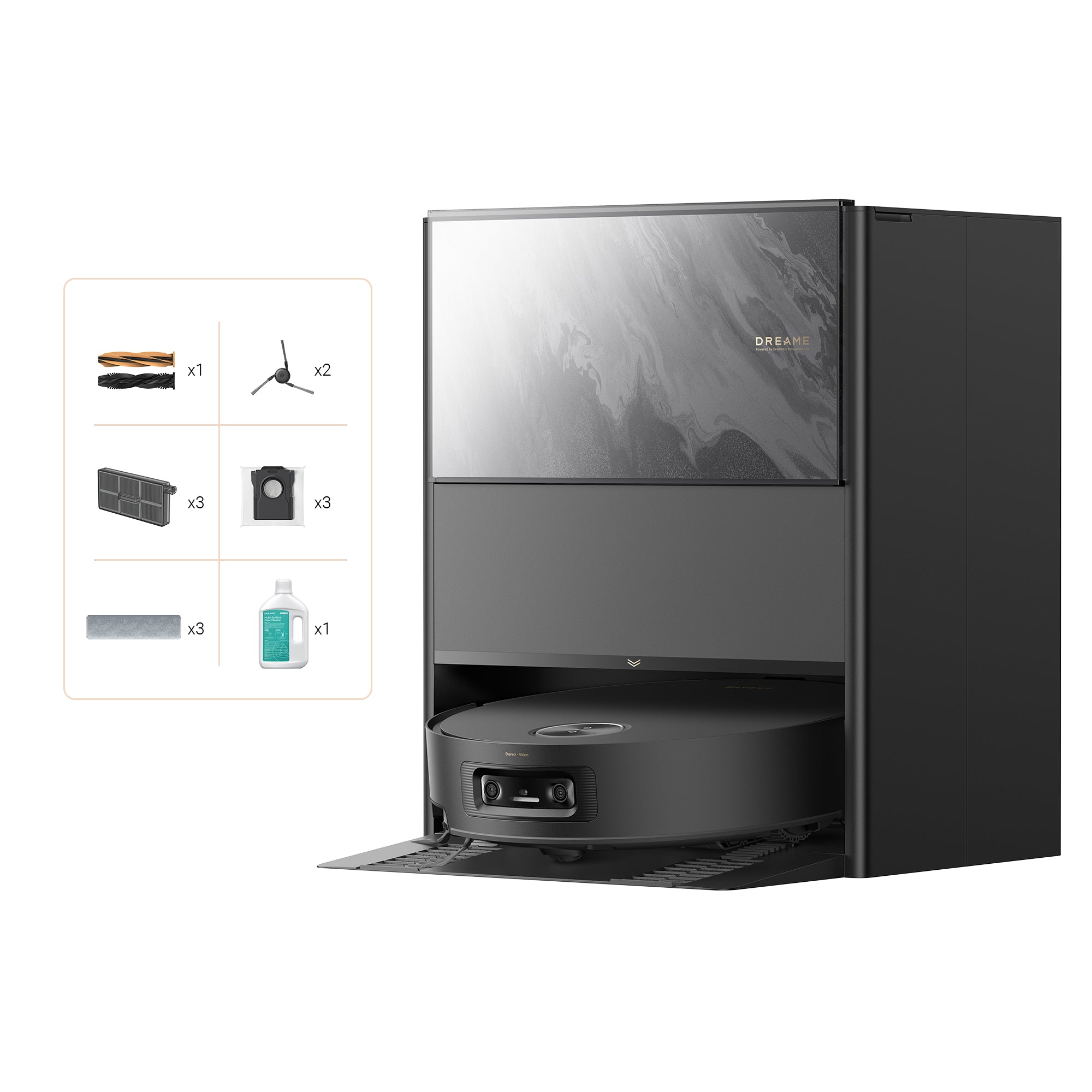 Aspirador robô Dreame Aqua10 Ultra Track Complete Preto