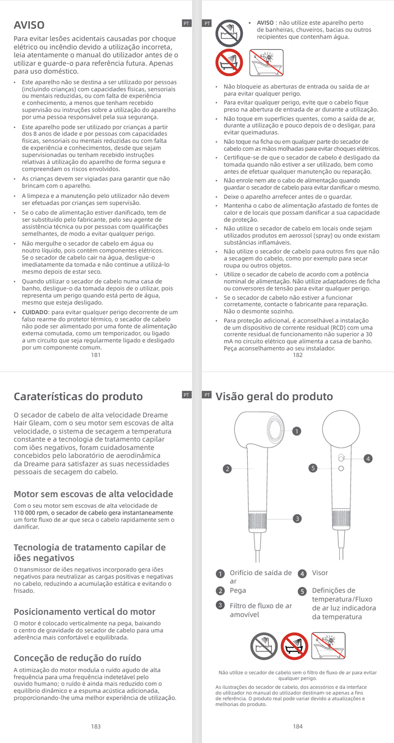 Avisos e informações de segurança