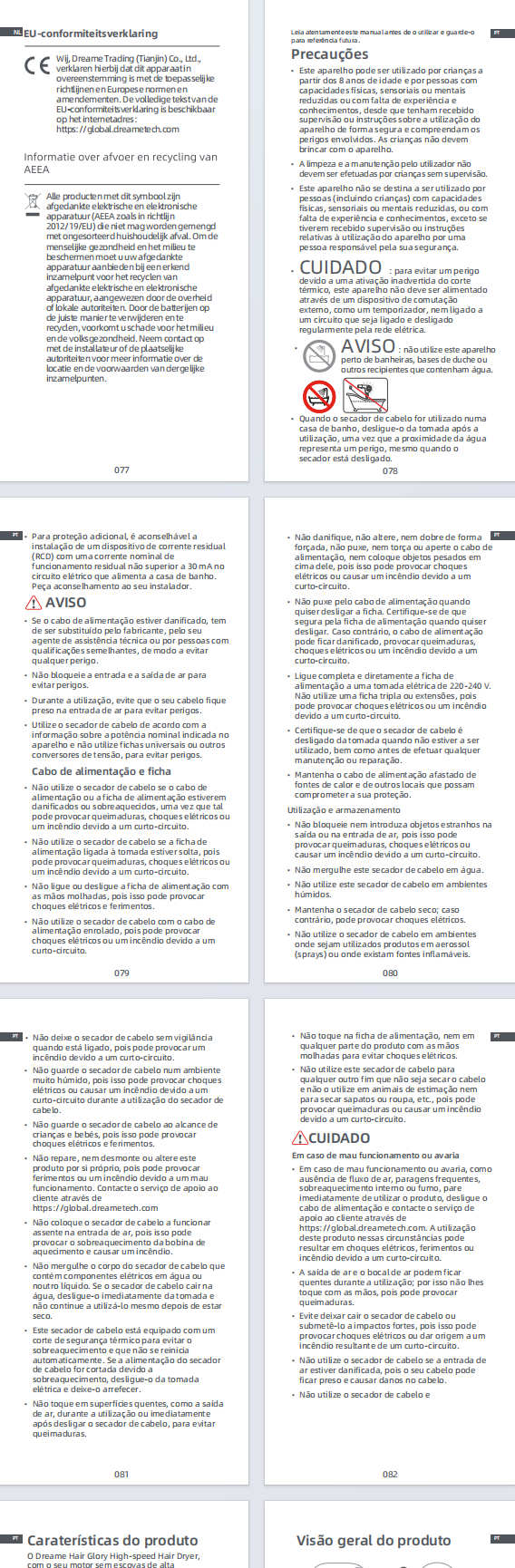 Avisos e informações de segurança