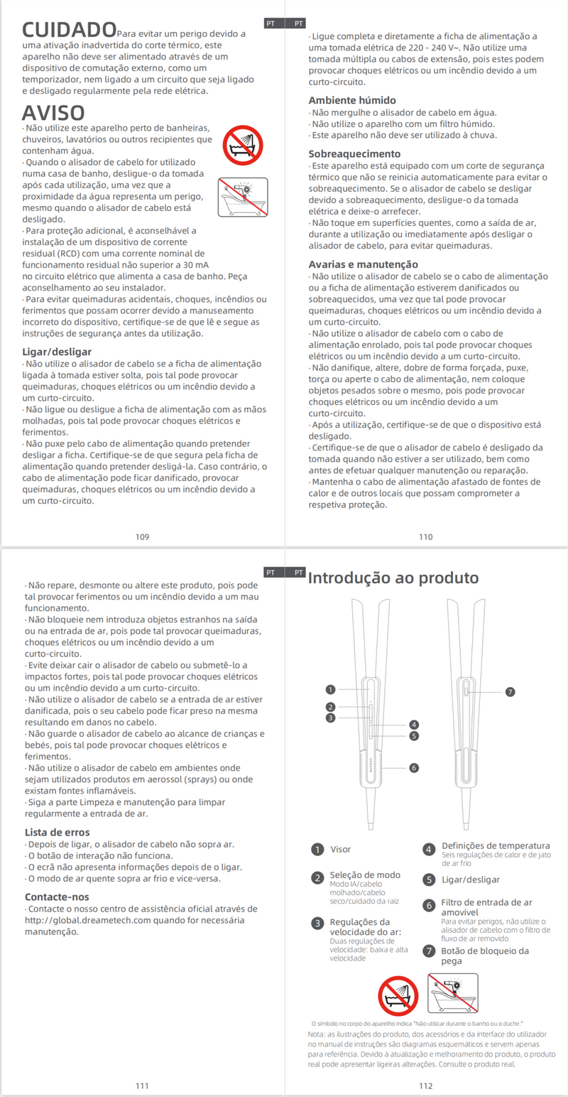Avisos e informações de segurança