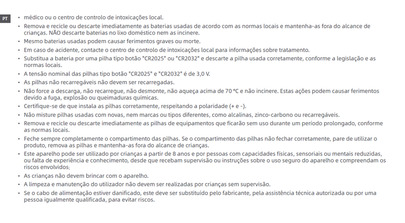 Avisos e informações de segurança