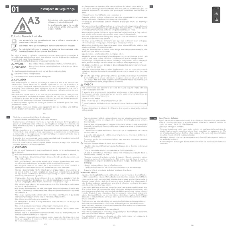 Avisos e informações de segurança