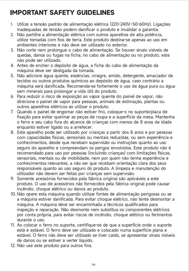 Avisos e informações de segurança