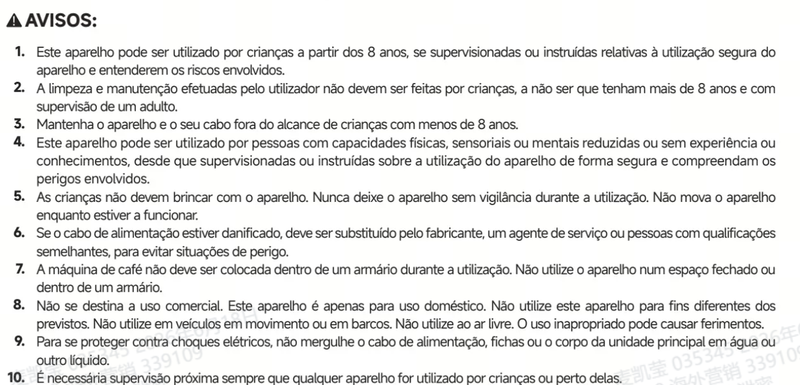 Avisos e informações de segurança