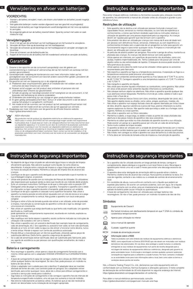Avisos e informações de segurança