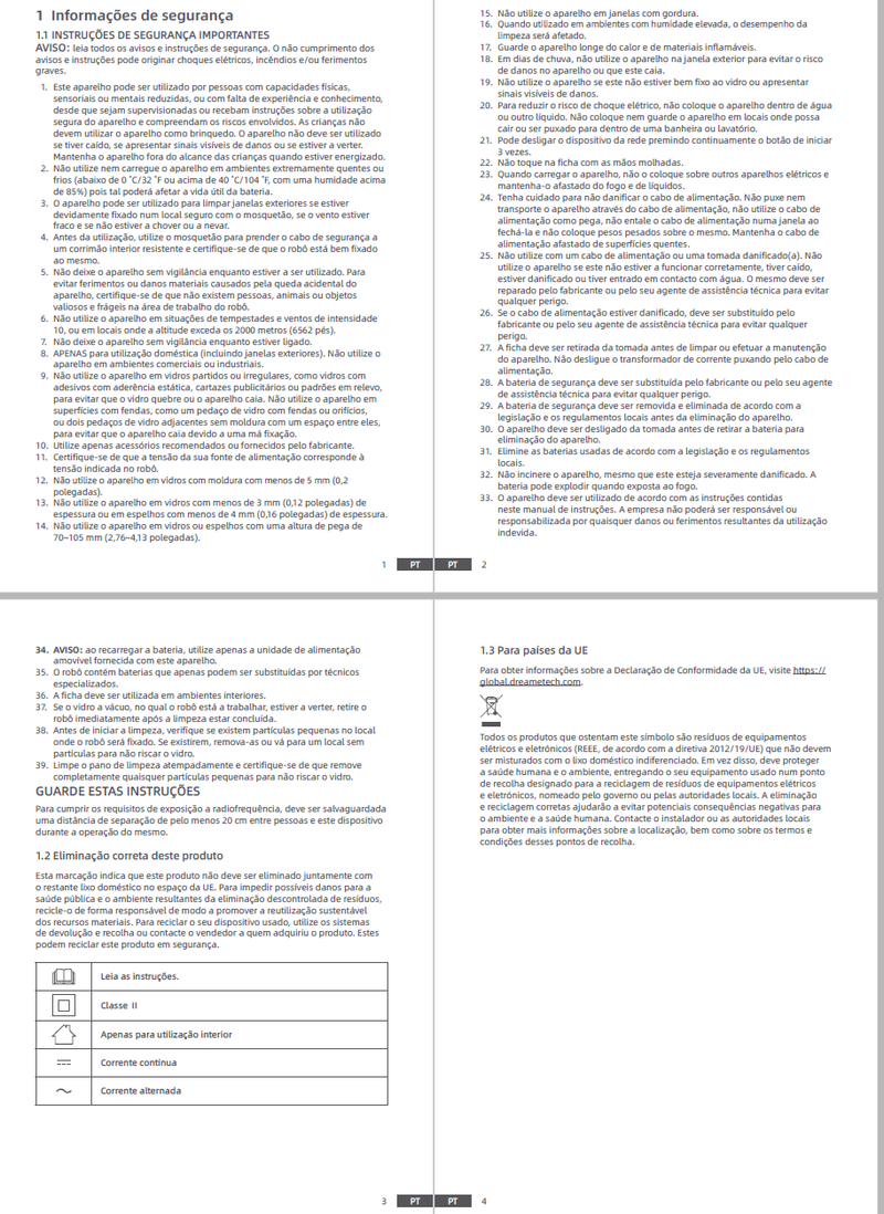 Avisos e informações de segurança
