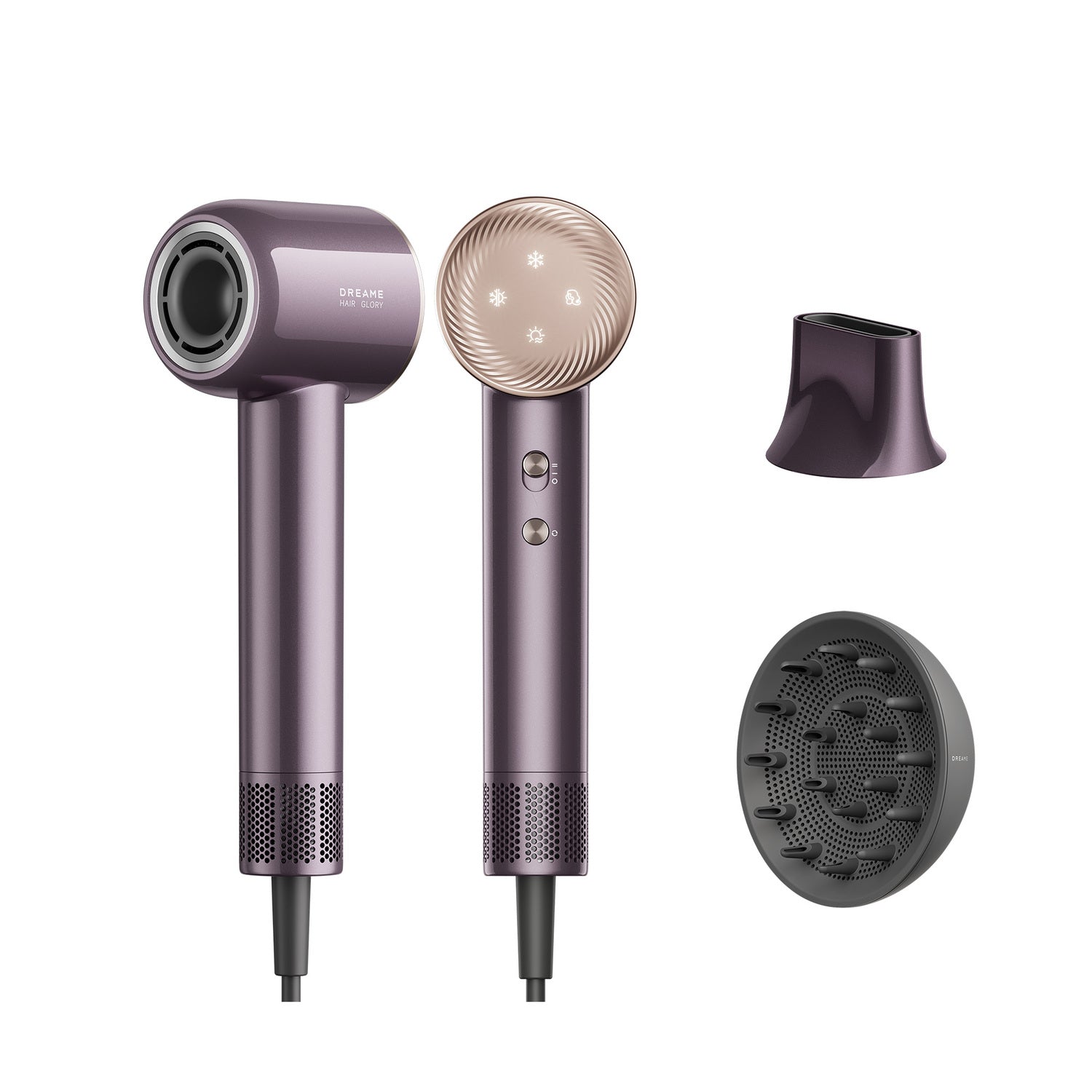 Secador de cabelo Dreame Hair Glory Combo Roxo
