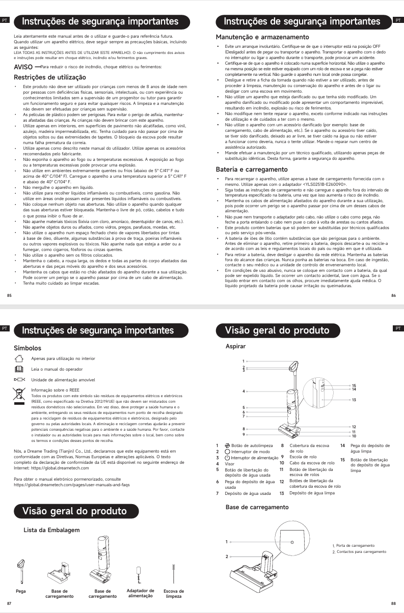Avisos e informações de segurança