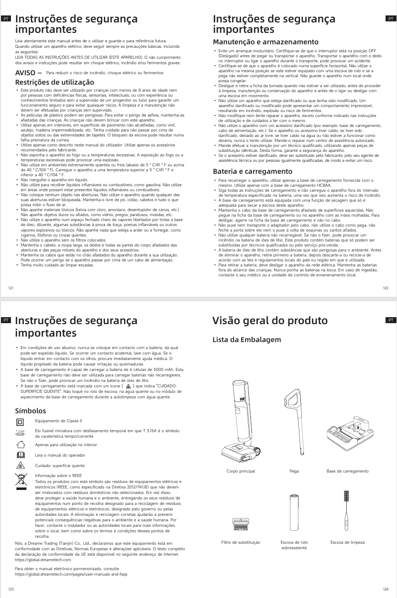 Avisos e informações de segurança