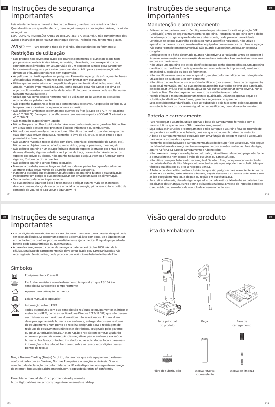 Avisos e informações de segurança