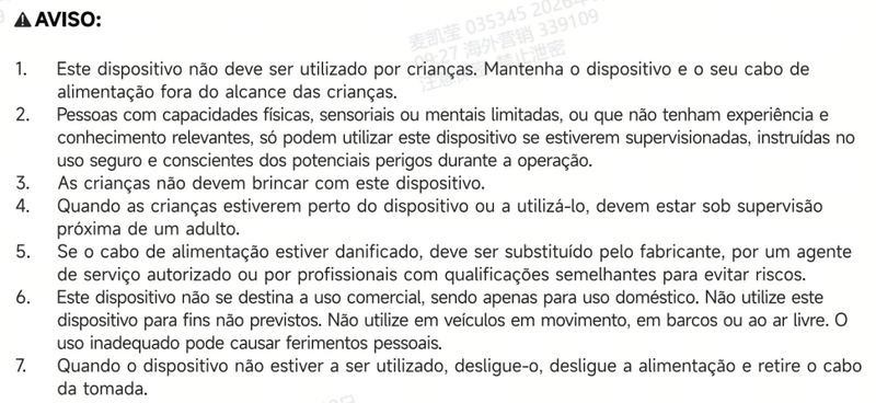 Avisos e informações de segurança