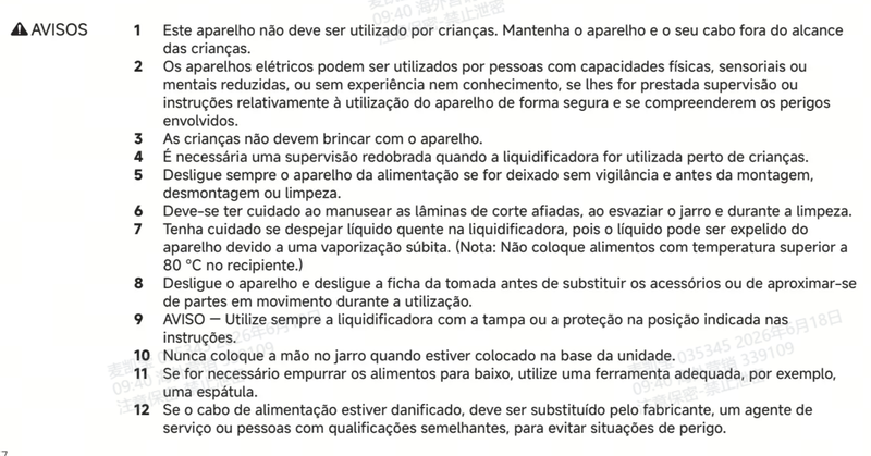 Avisos e informações de segurança