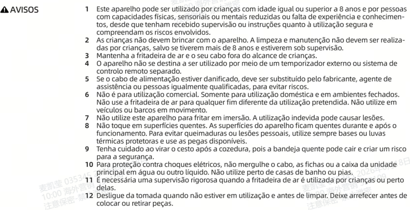 Avisos e informações de segurança