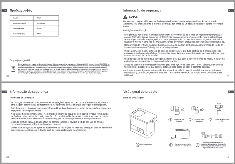 Avisos e informações de segurança