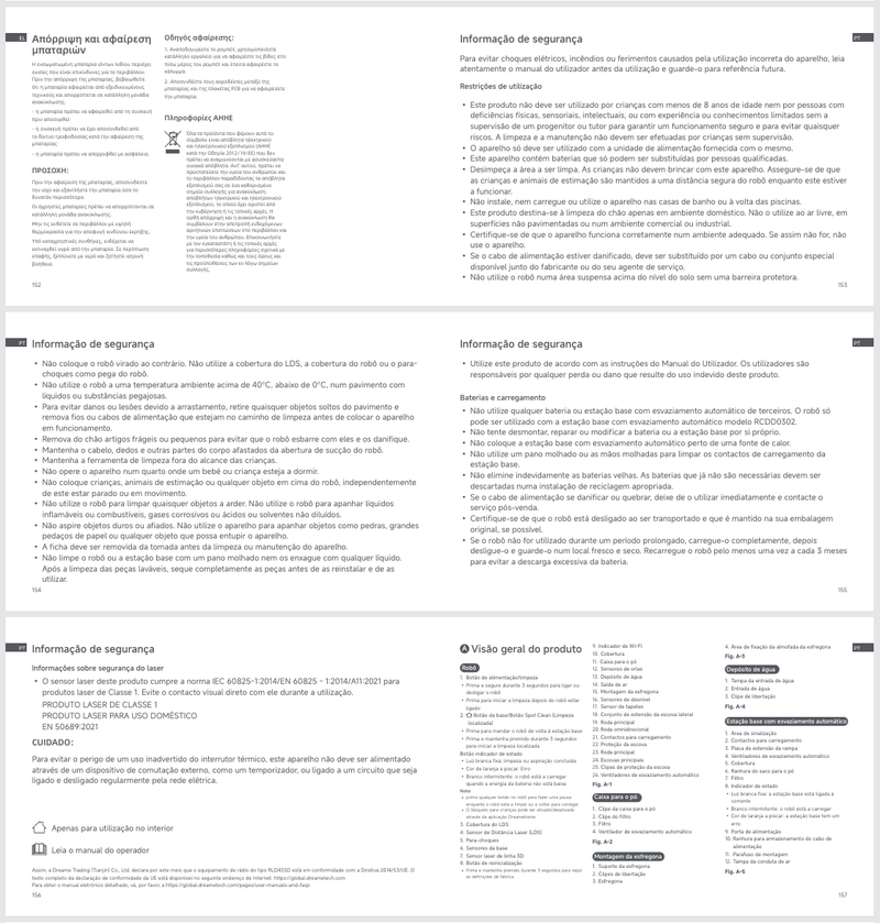 Avisos e informações de segurança