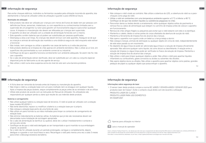 Avisos e informações de segurança
