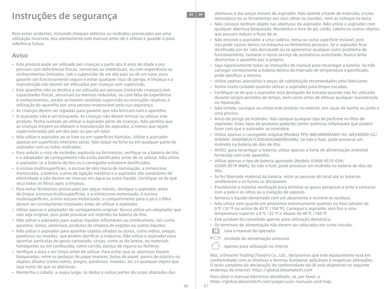 Avisos e informações de segurança