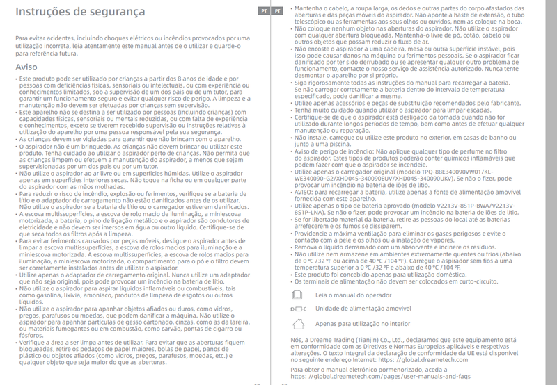 Avisos e informações de segurança