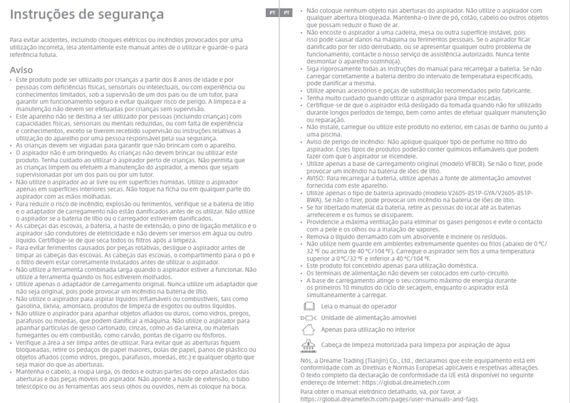 Avisos e informações de segurança