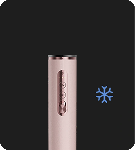 O ar frio instantâneo mantém o seu estilo