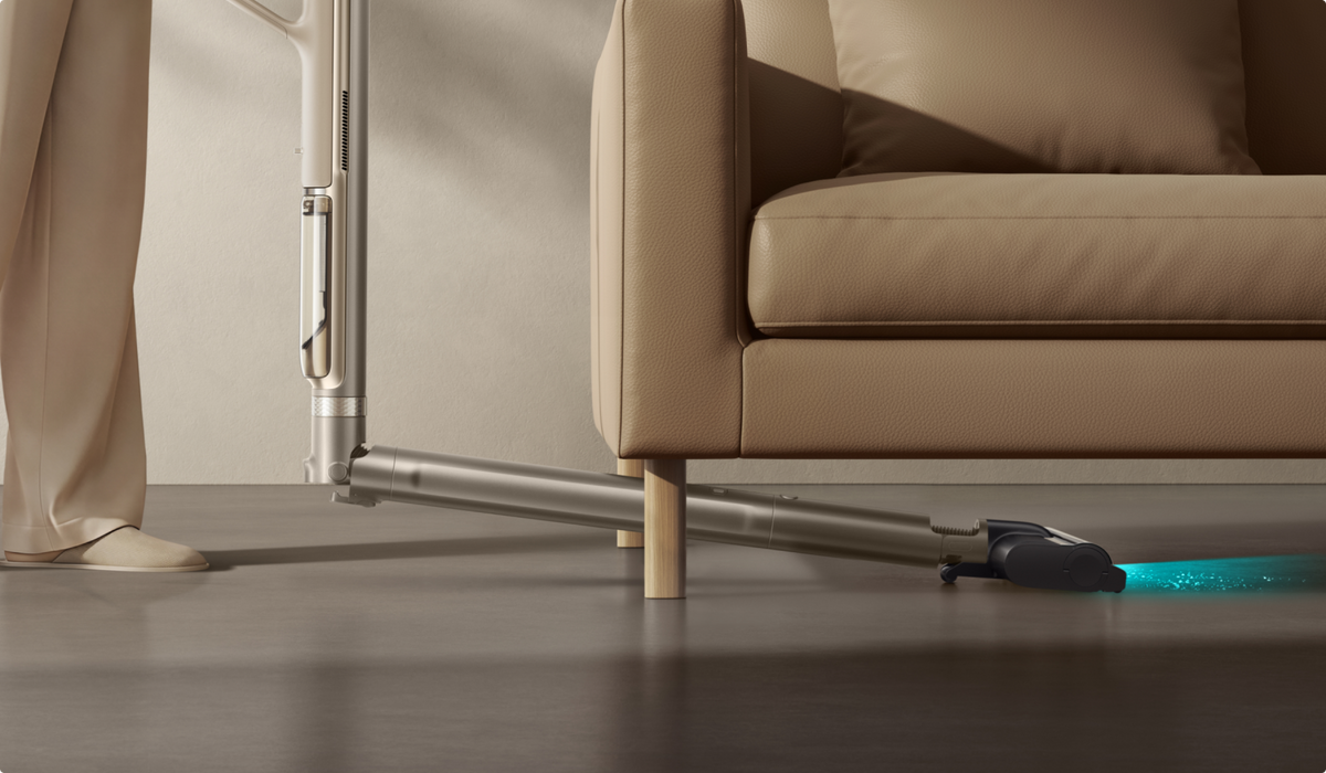 Tubo de extensão dobrável a 90°  
para limpar áreas de difícil acesso