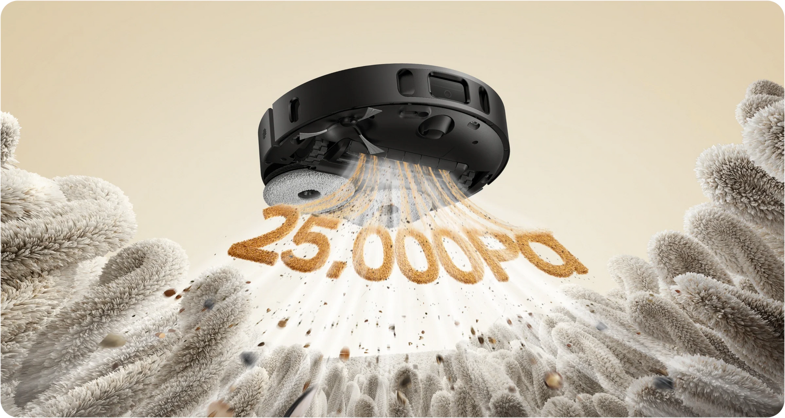 Sucção Vormax de 25 000 Pa