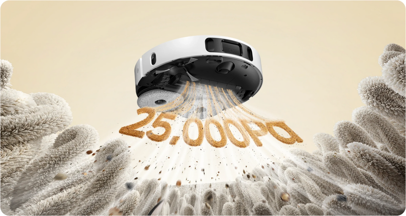 Sucção Vormax de 25 000 Pa