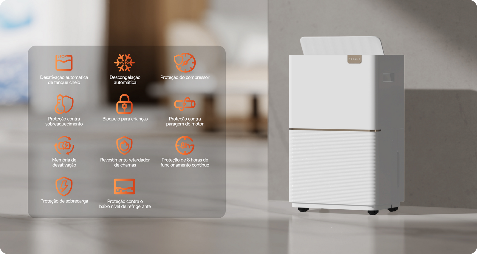 11 camadas de proteção total para uma utilização sem preocupações