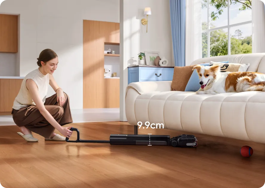 Design fino, plano e horizontal de 9,9 cm