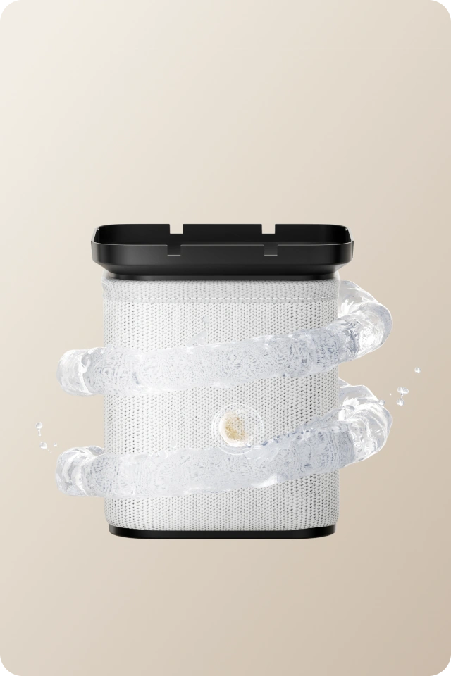 Filtro antibacteriano lavável 3D