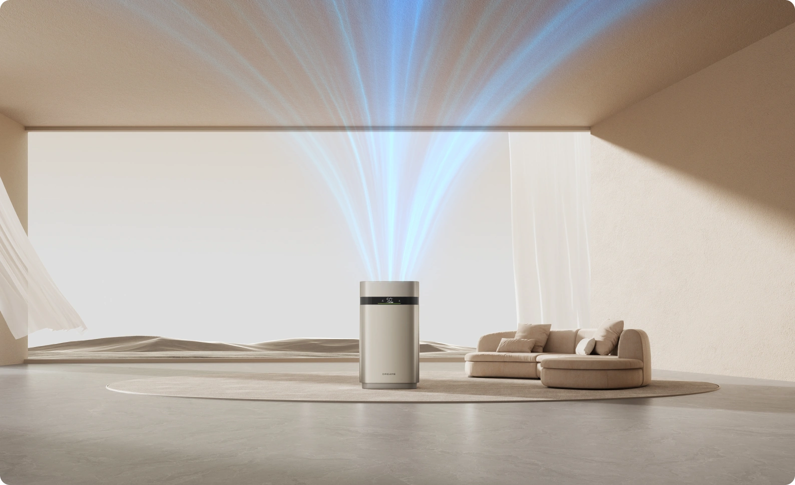 Humidificação rápida de 800 ml/h
