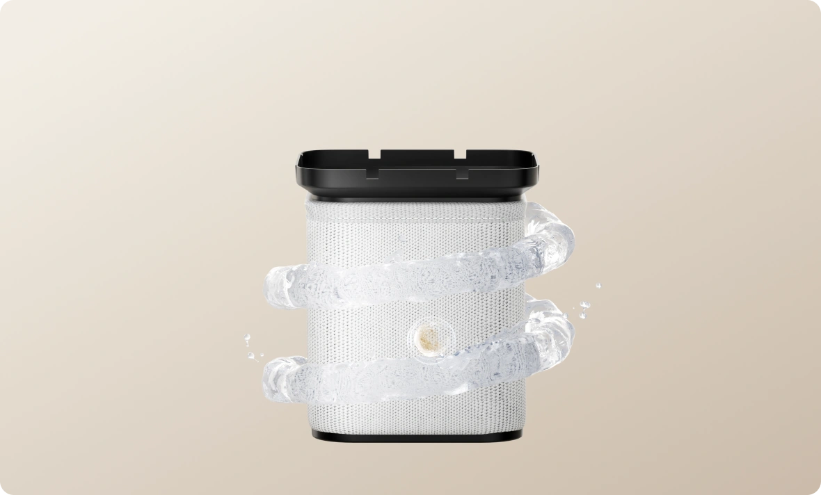 Filtro antibacteriano lavável 3D
