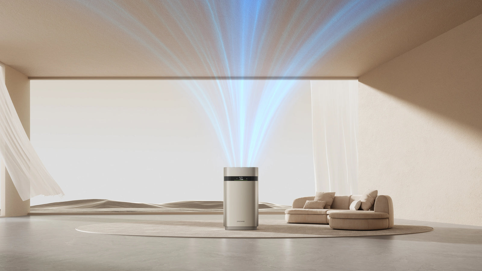 Grande capacidade de humidificação de 800 ml/h*