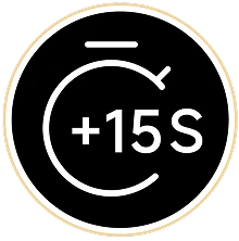 Função +15 s
