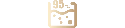 Limpeza automática inteligente a 95 °C