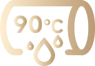 a 90 °C*