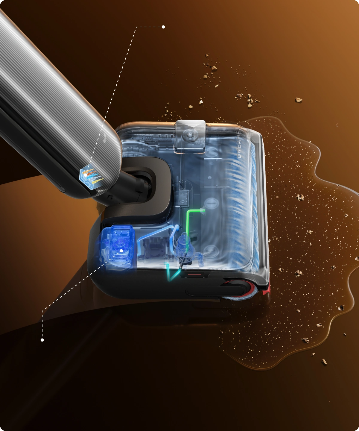 tome decisões durante a limpeza e limpeza automática