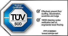 Adequado para pavimentos de madeira