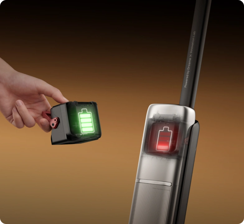 Autonomia da bateria adicional de 70 minutos. Trocar e continuar