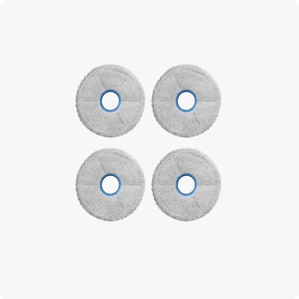 4 almofadas térmicas para mopa (2 pré-instaladas)