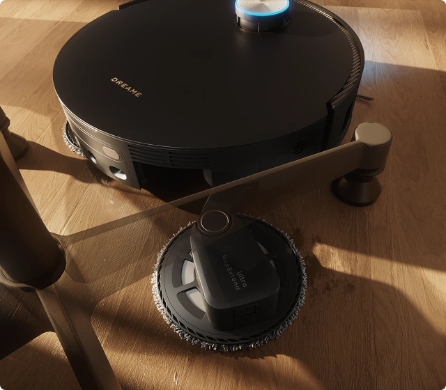 Pernas da mesa com formato único